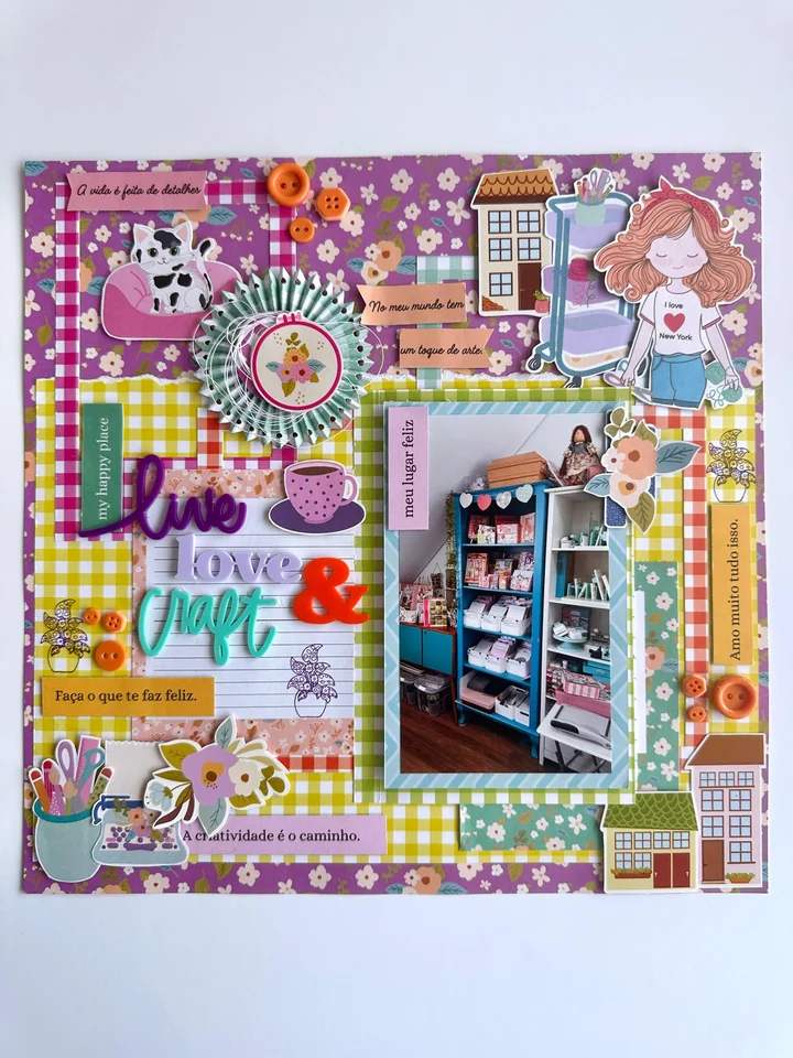 Página de scrapbook
