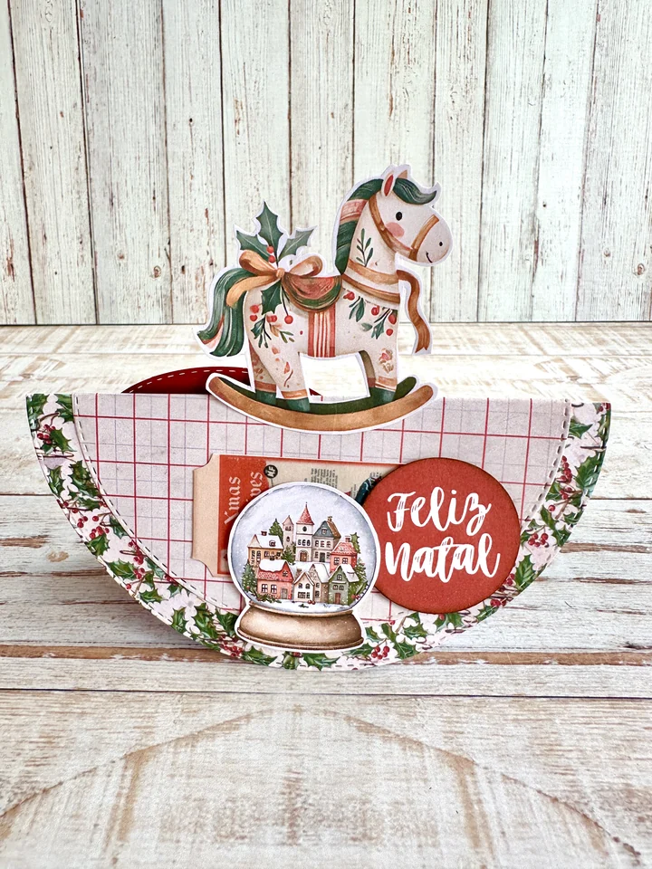 Cartão pop-up de Natal