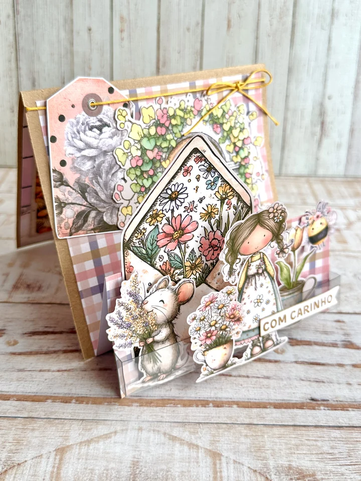 Projeto pop-up de papel