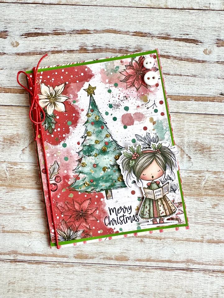 Álbum de Natal artesanal